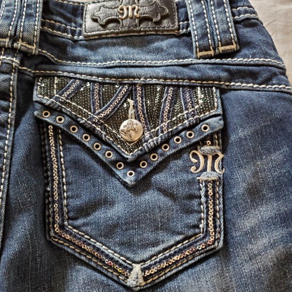 Miss Me Signature Jeans Skinny Sz 27 - Picture 2 of 8